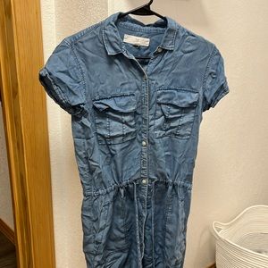 Thread and supply light weight jean dress